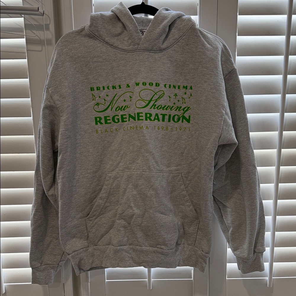 Bricks & Wood Grey Hoodie